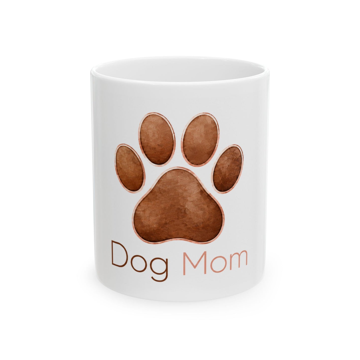 Dog Mom Paw Print Coffee Mug