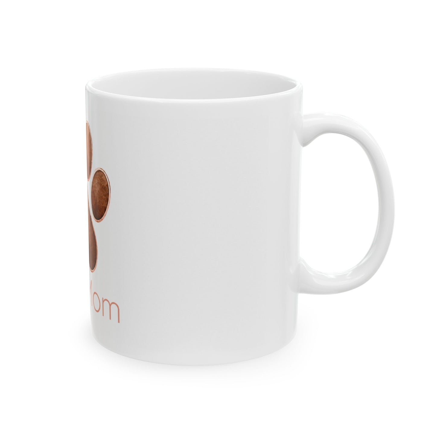 Dog Mom Paw Print Coffee Mug