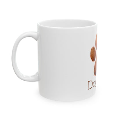 Dog Mom Paw Print Coffee Mug